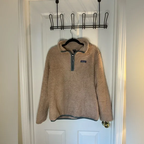 Women's Los Gatos Quarter Zip Patagonia Size Large Mauve Brown Pink Color - Picture 3 of 10